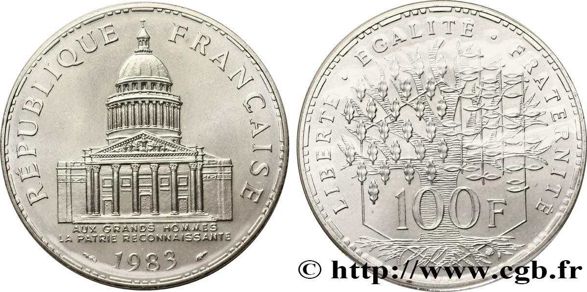 100 francs Panthéon 1983  F.451/3 MS68 