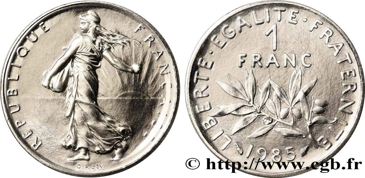 1 franc Semeuse, nickel 1985 Pessac F.226/30 FDC67 