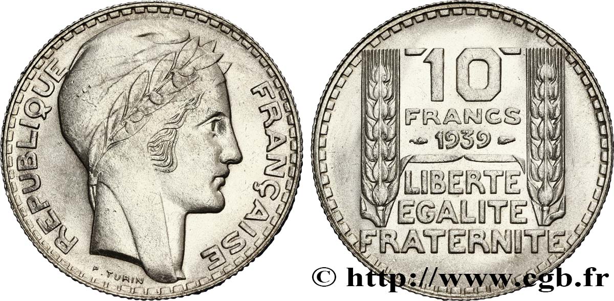 10 francs Turin 1939  F.360/10 SS53 