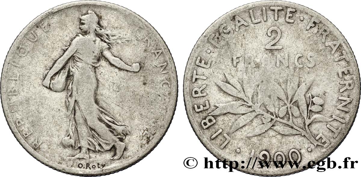 2 francs Semeuse 1900  F.266/4 RC8 