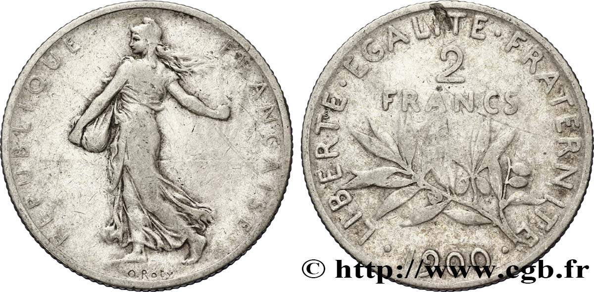 2 francs Semeuse 1900  F.266/4 RC8 