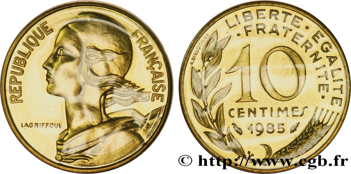 10 centimes Marianne 1985 Pessac F.144/25 ST70 