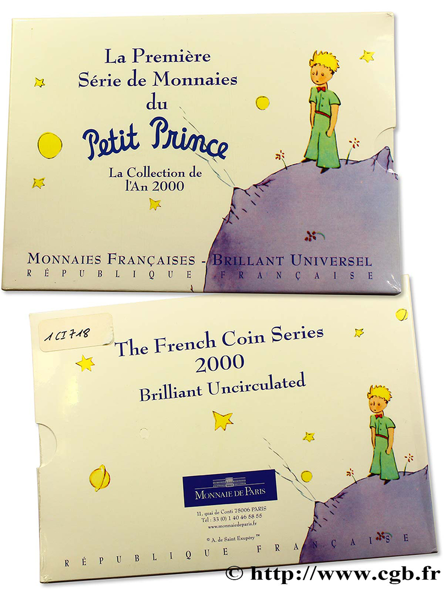Série Brillant Universel Petit Prince 2000 Paris F.5200/26 ST70 