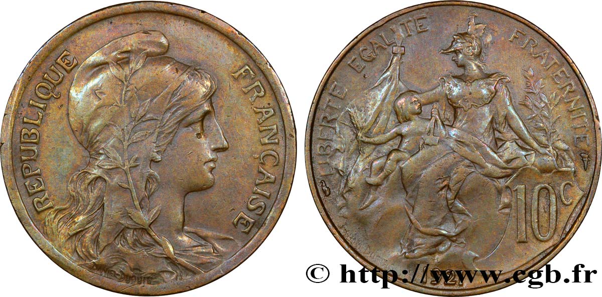 10 centimes Daniel-Dupuis 1921  F.136/30 SS48 