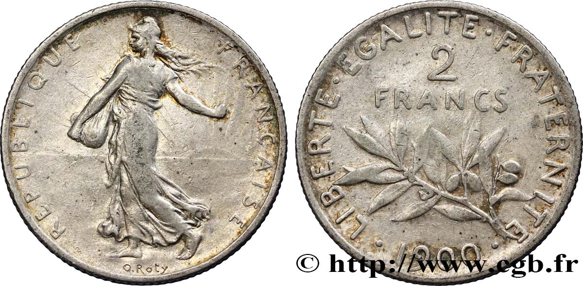 2 francs Semeuse 1900  F.266/4 S18 