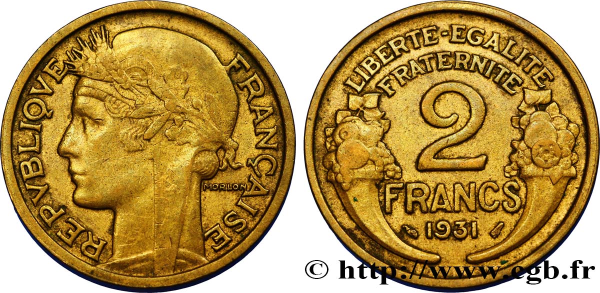 2 francs Morlon 1931  F.268/2 TTB48 