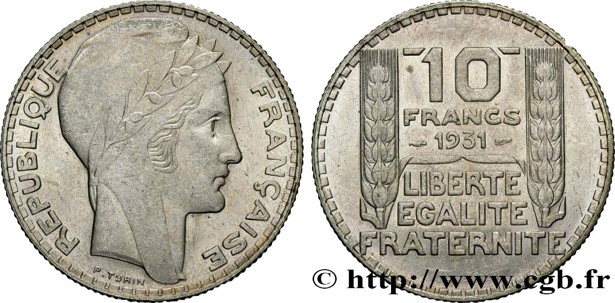 10 francs Turin 1931  F.360/4 SUP62 