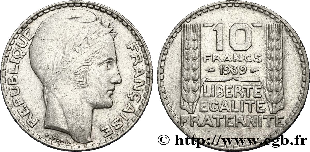 10 francs Turin 1939  F.360/10 XF45 