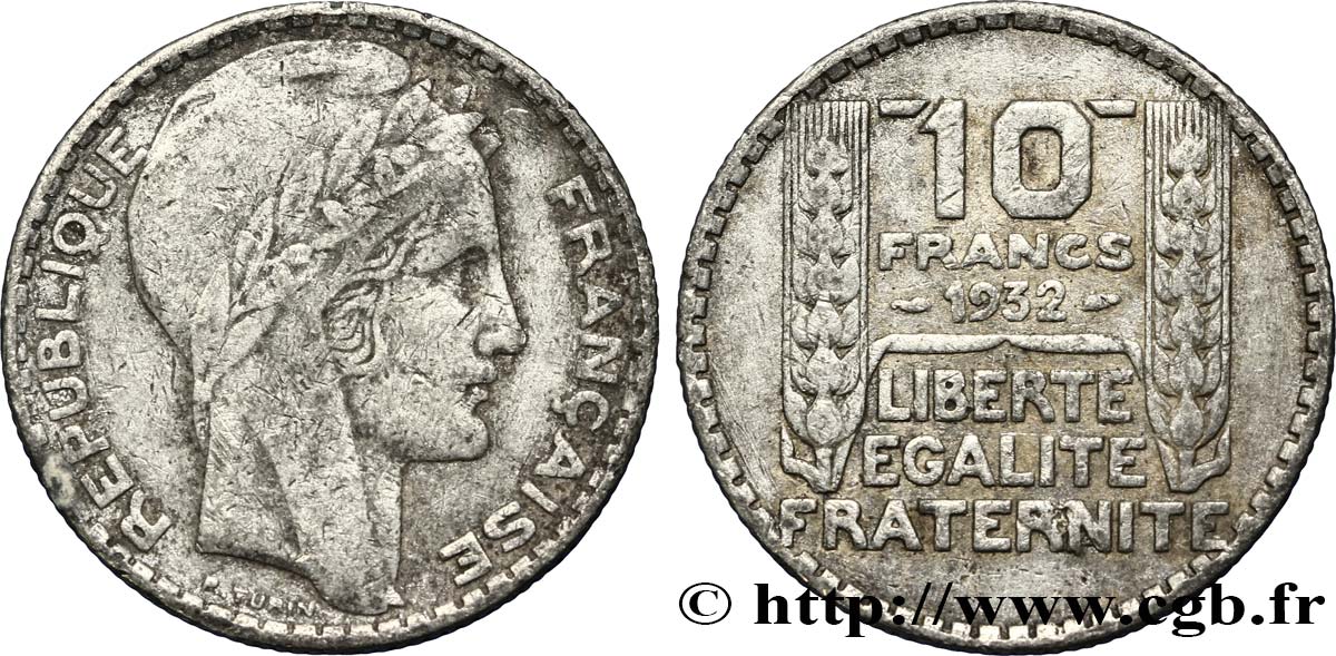 Faux de 10 francs Turin 1932  F.360/5 var. TTB45 