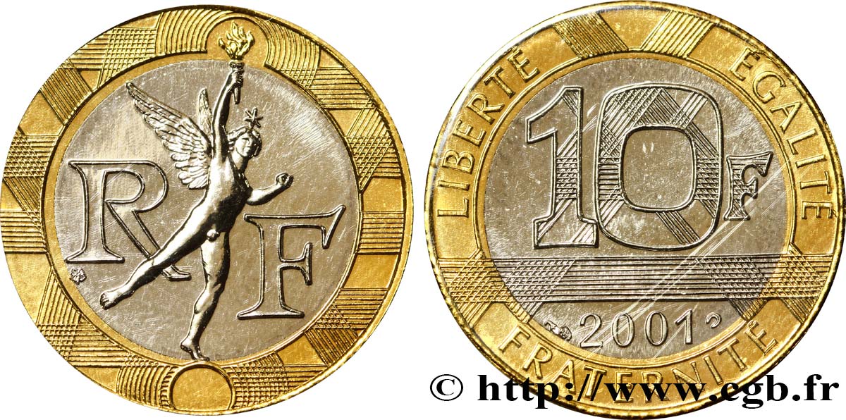 10 francs Génie de la Bastille 2001 Pessac F.375/18 FDC68 
