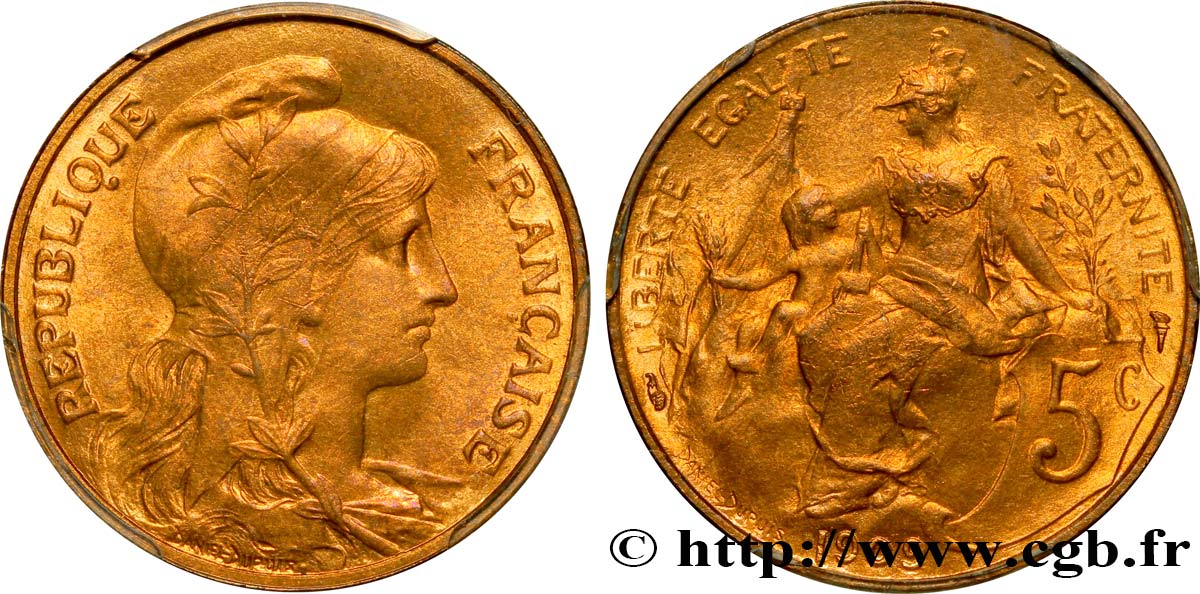 5 centimes Daniel-Dupuis 1909 Paris F.119/20 SC64 