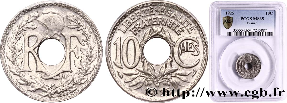 10 centimes Lindauer 1925  F.138/12 MS64 
