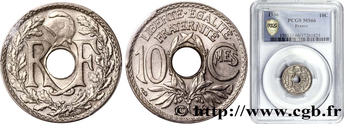 10 centimes Lindauer 1936  F.138/23 MS64 