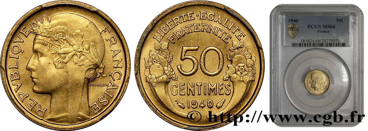 50 centimes Morlon 1940  F.192/17 FDC66 