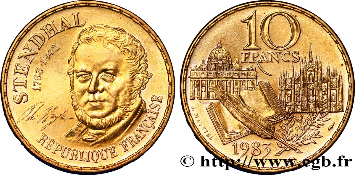 10 francs Stendhal 1983  F.368/2 MS62 