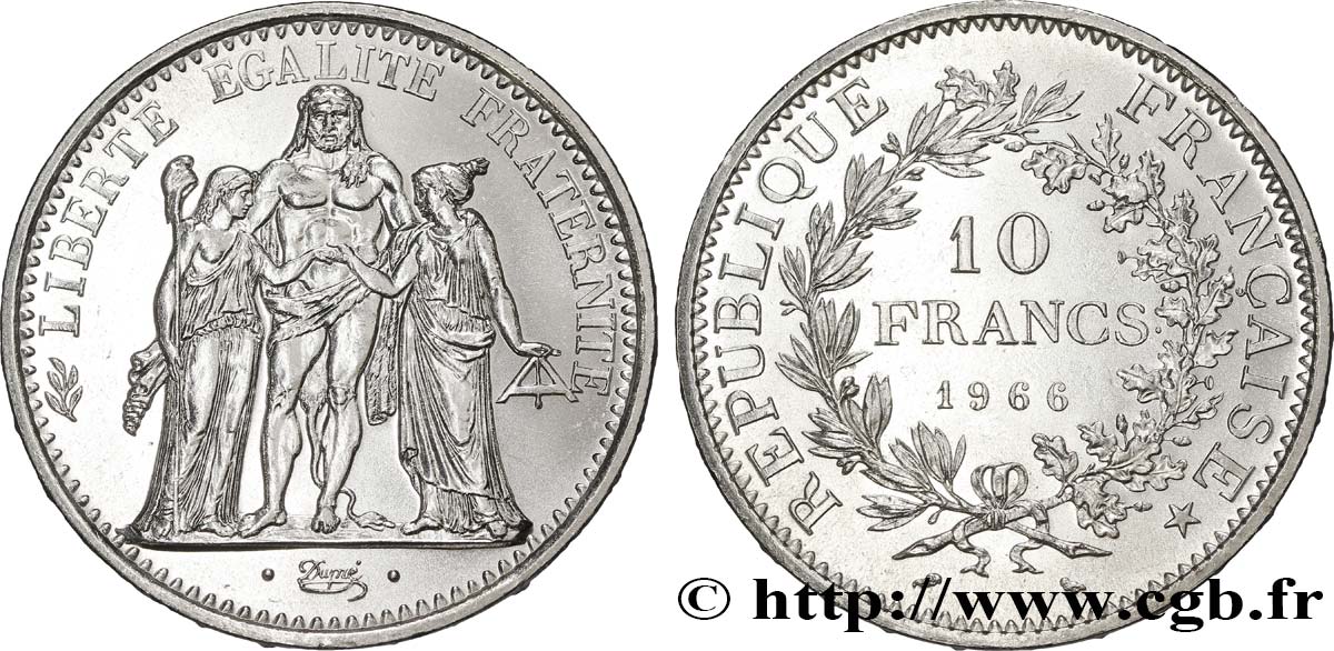 10 francs Hercule 1966  F.364/4 SC63 