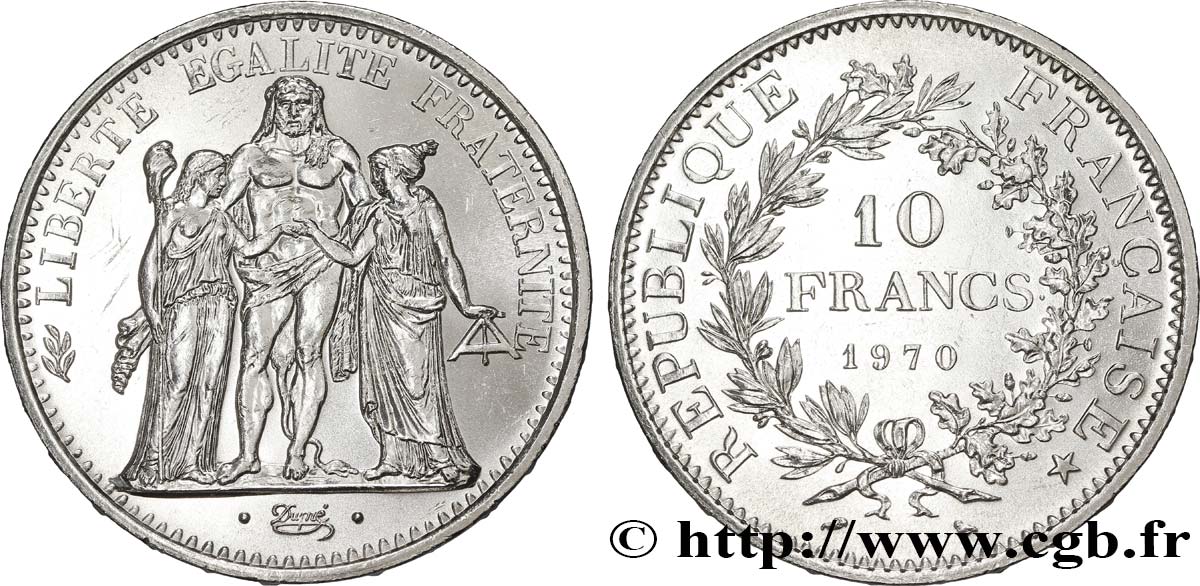 10 francs Hercule 1970  F.364/9 SPL62 