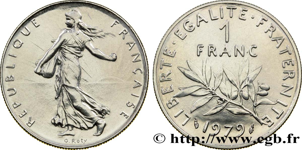 1 franc Semeuse, nickel 1979 Pessac F.226/24 MS65 