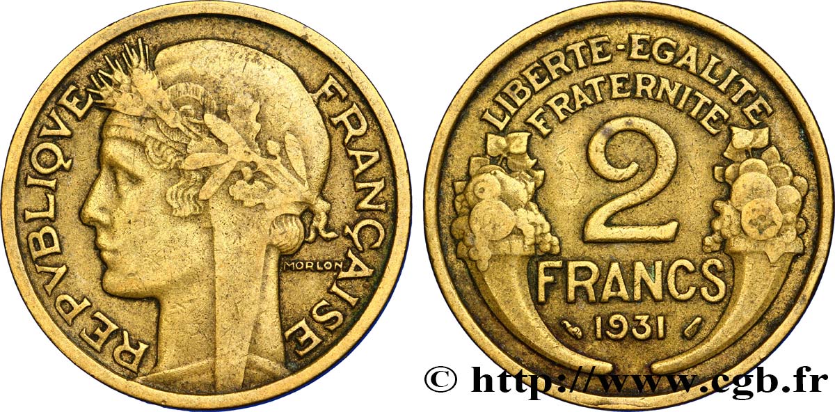 2 francs Morlon 1931  F.268/2 MBC45 