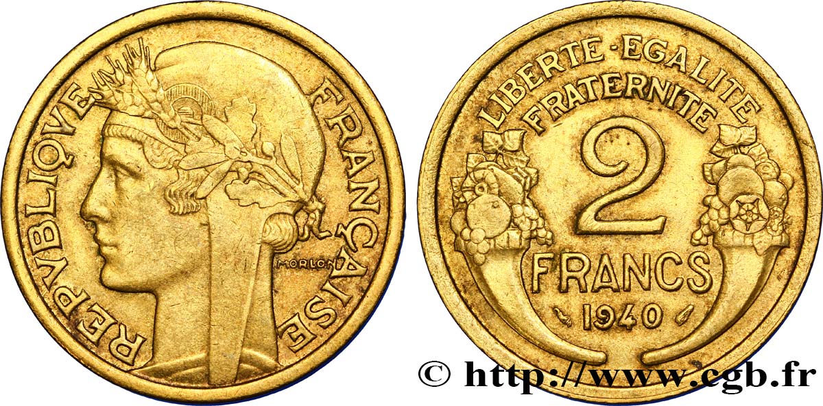 2 francs Morlon 1940  F.268/13 MBC48 