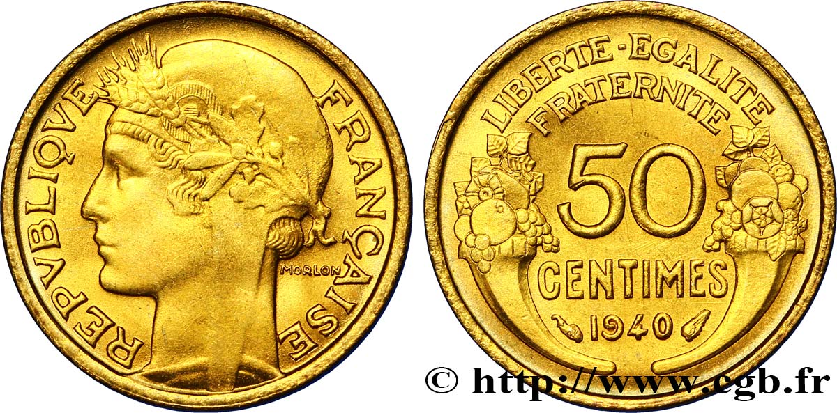 50 centimes Morlon 1940  F.192/17 EBC62 