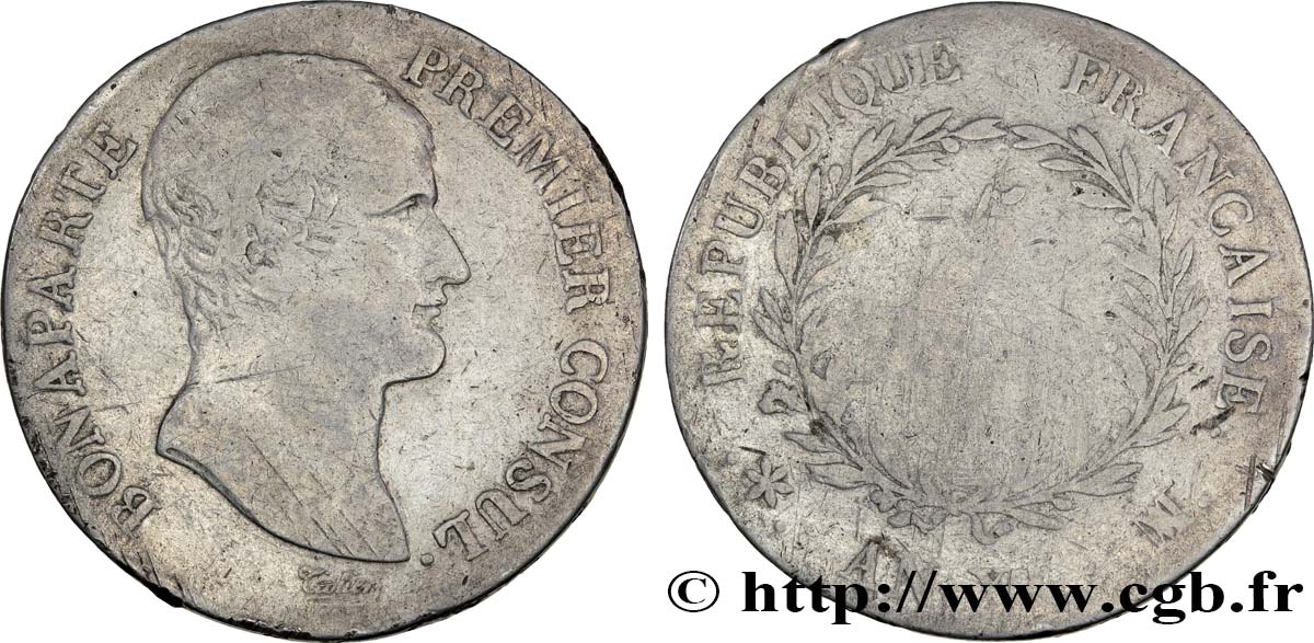 5 francs Bonaparte Premier Consul 1803 Marseille F.301/6 SGE10 