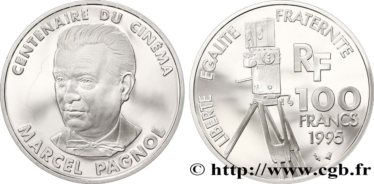Belle Epreuve 100 francs - Marcel Pagnol 1995  F.1652 2 MS68 