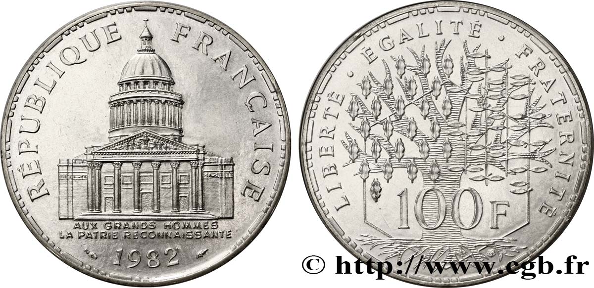 100 francs Panthéon 1982  F.451/2 FDC68 