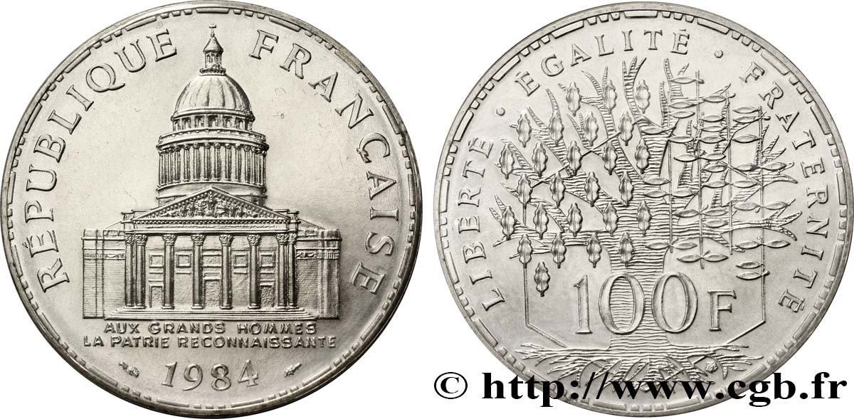 100 francs Panthéon 1984  F.451/4 FDC68 