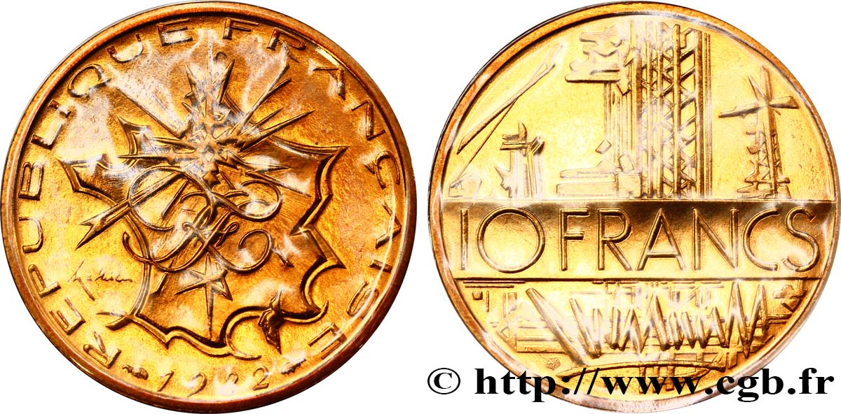 10 francs Mathieu 1982 Pessac F.365/10 FDC68 