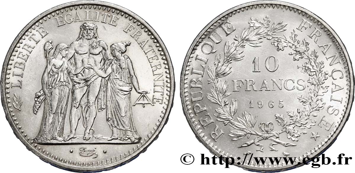 10 francs Hercule 1965  F.364/3 VZ 