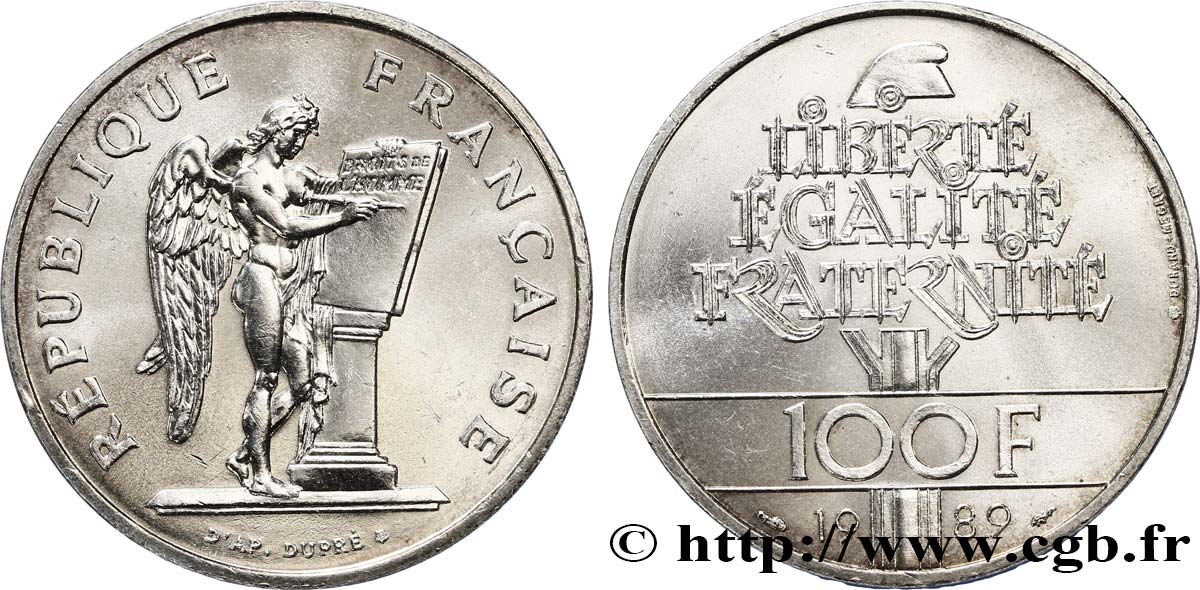 100 francs Droits de l’Homme 1989  F.457/2 SPL64 