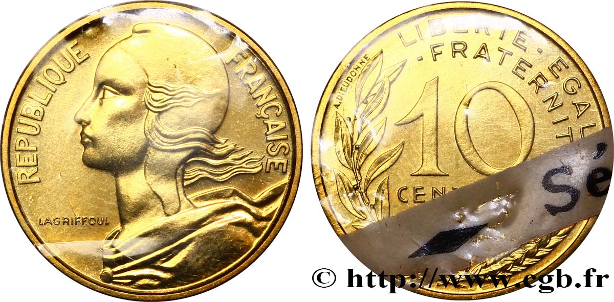 10 centimes Marianne 1971 Paris F.144/11 MS68 