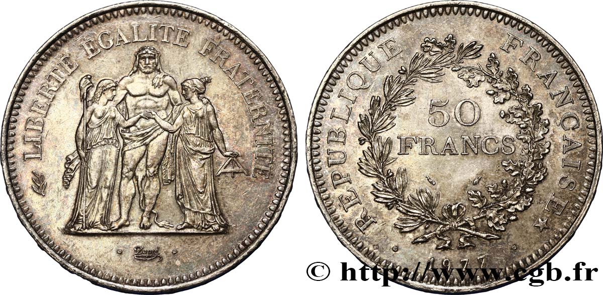 50 francs Hercule 1977  F.427/5 MS60 