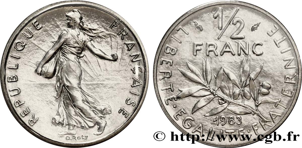 1/2 franc Semeuse 1983 Pessac F.198/22 FDC67 