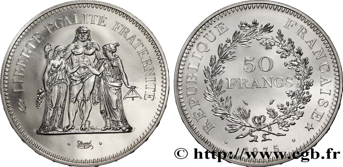 50 francs Hercule 1975  F.427/3 FDC68 