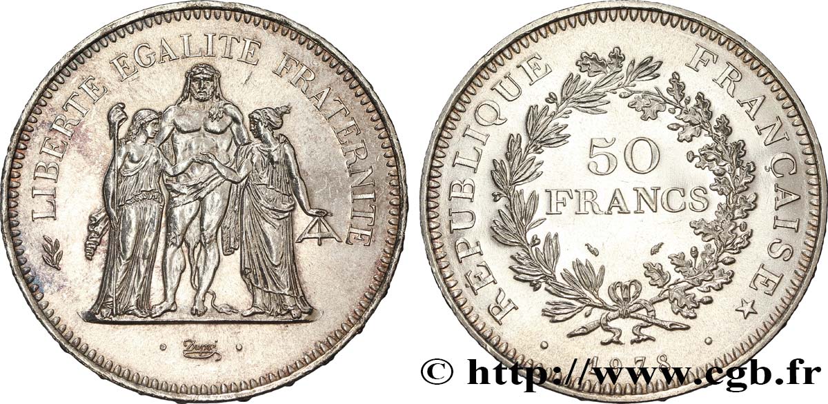 50 francs Hercule 1978  F.427/6 VZ62 