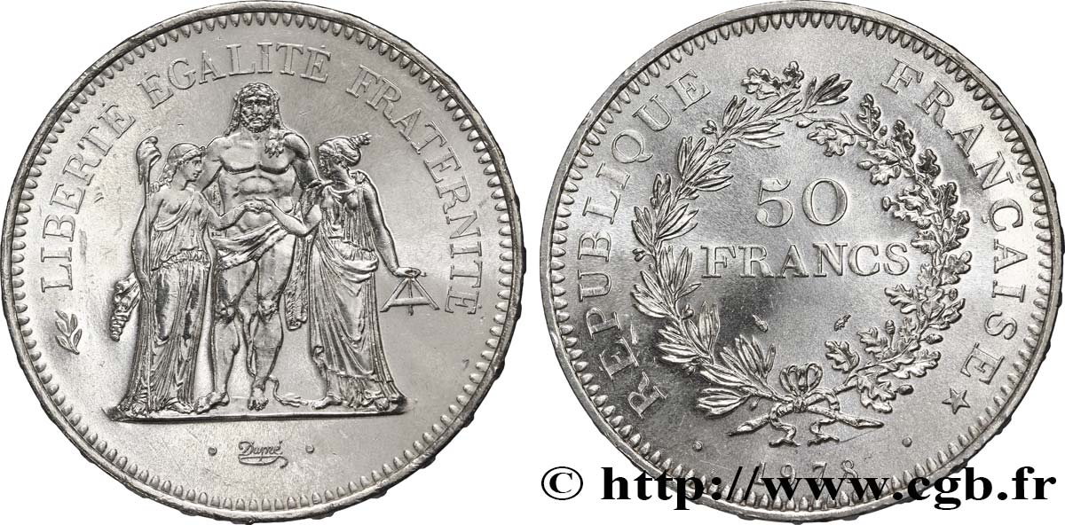 50 francs Hercule 1978  F.427/6 SUP62 