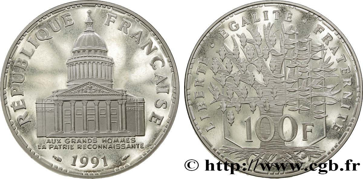100 francs Panthéon 1991  F.451/12 fST63 