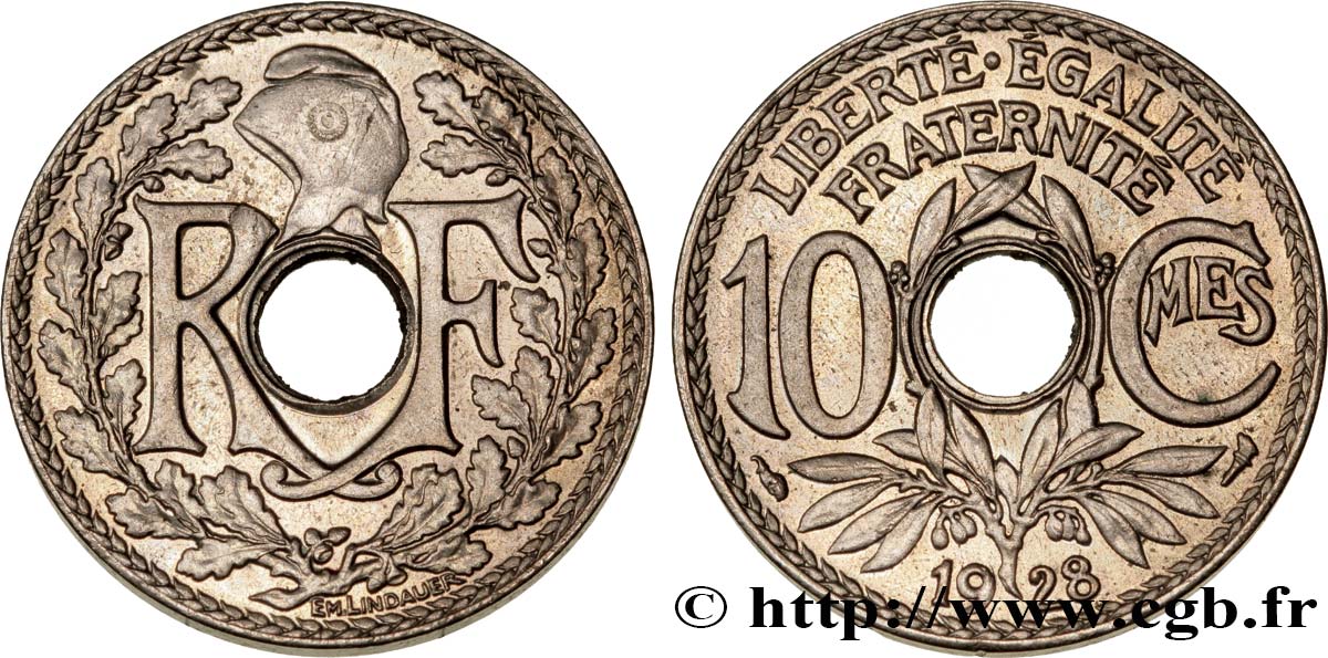 10 centimes Lindauer 1928  F.138/15 TTB52 