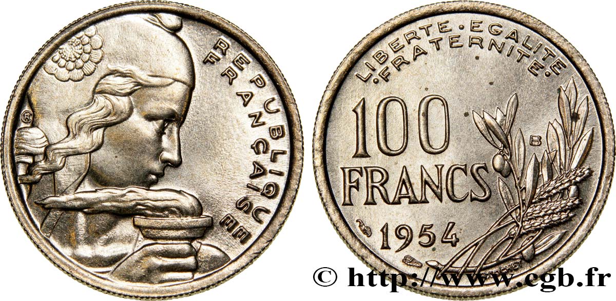 100 francs Cochet 1954 Beaumont-Le-Roger F.450/3 SC63 