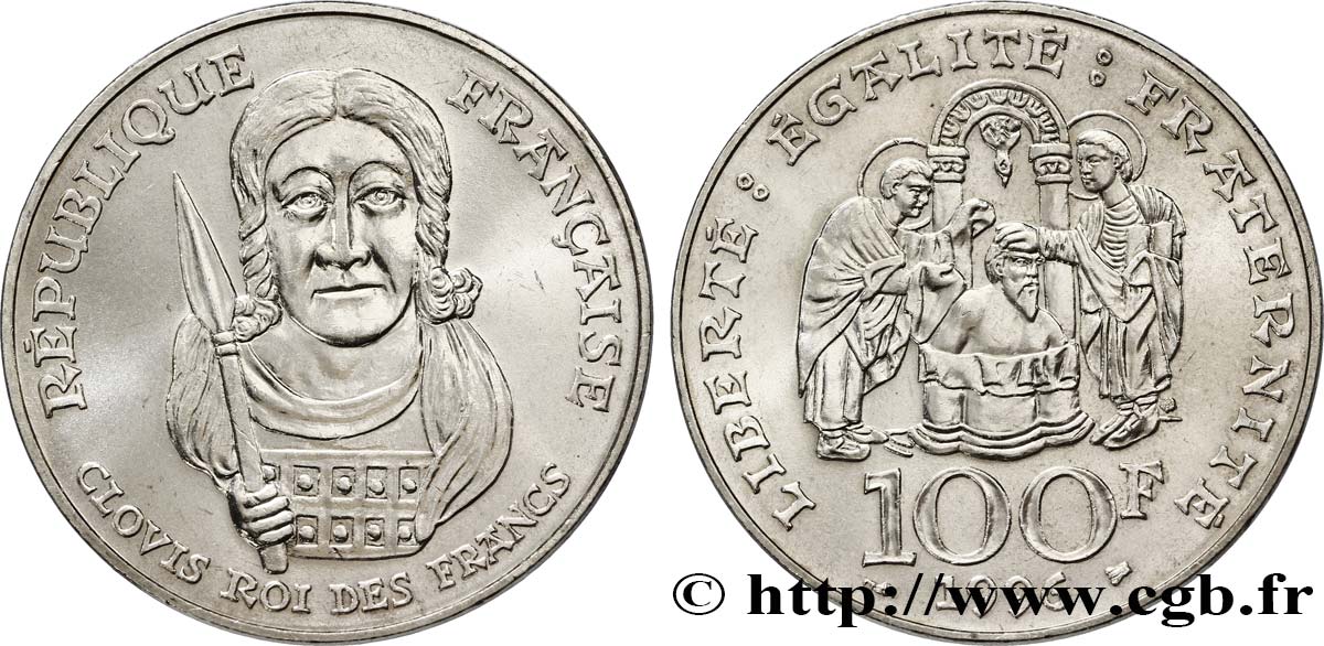 100 francs Clovis 1996  F.464/2 SPL62 