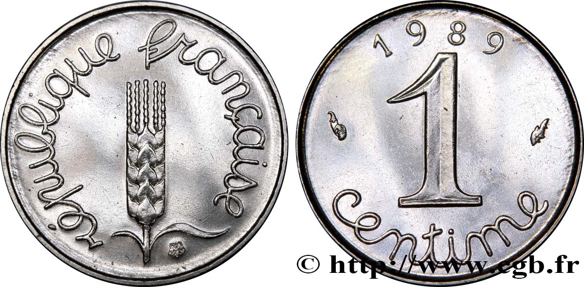 1 centime Épi 1989 Pessac F.106/46 SC63 