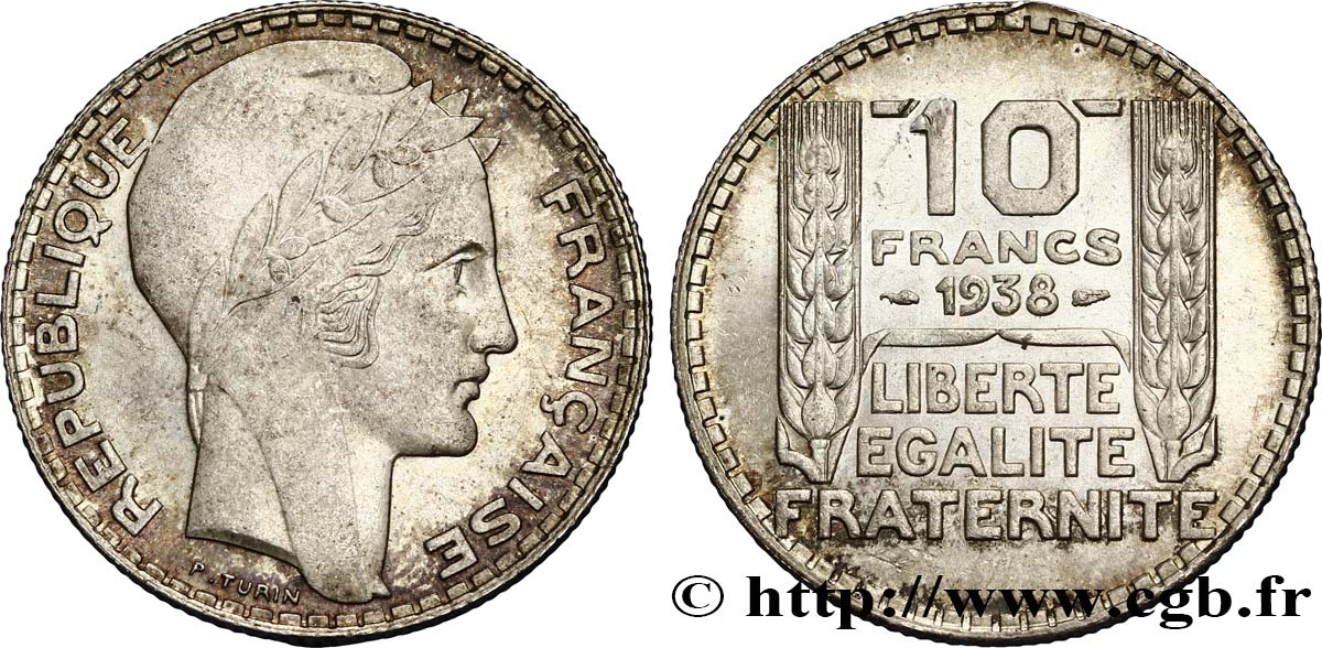 10 francs Turin 1938  F.360/9 VZ61 