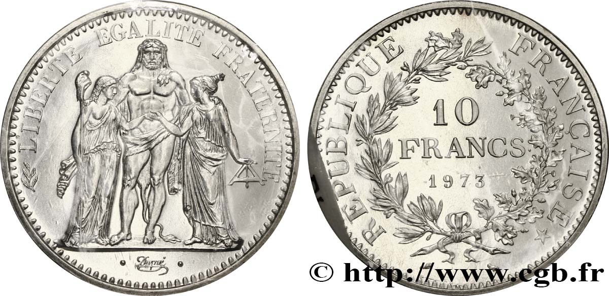 10 francs Hercule 1973  F.364/12 MS 