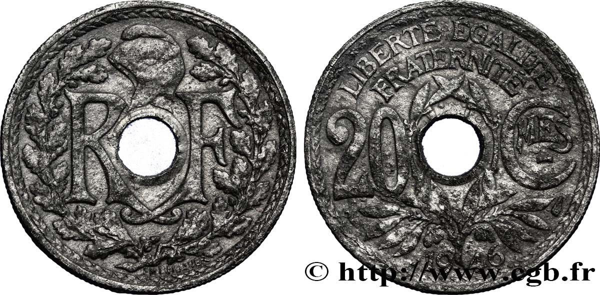 20 centimes Lindauer 1946  F.155/5 MBC50 