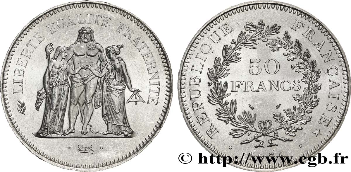 50 francs Hercule 1976  F.427/4 VZ62 