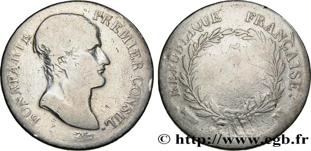 5 francs Bonaparte Premier Consul 1804 Toulouse F.301/20 G5 