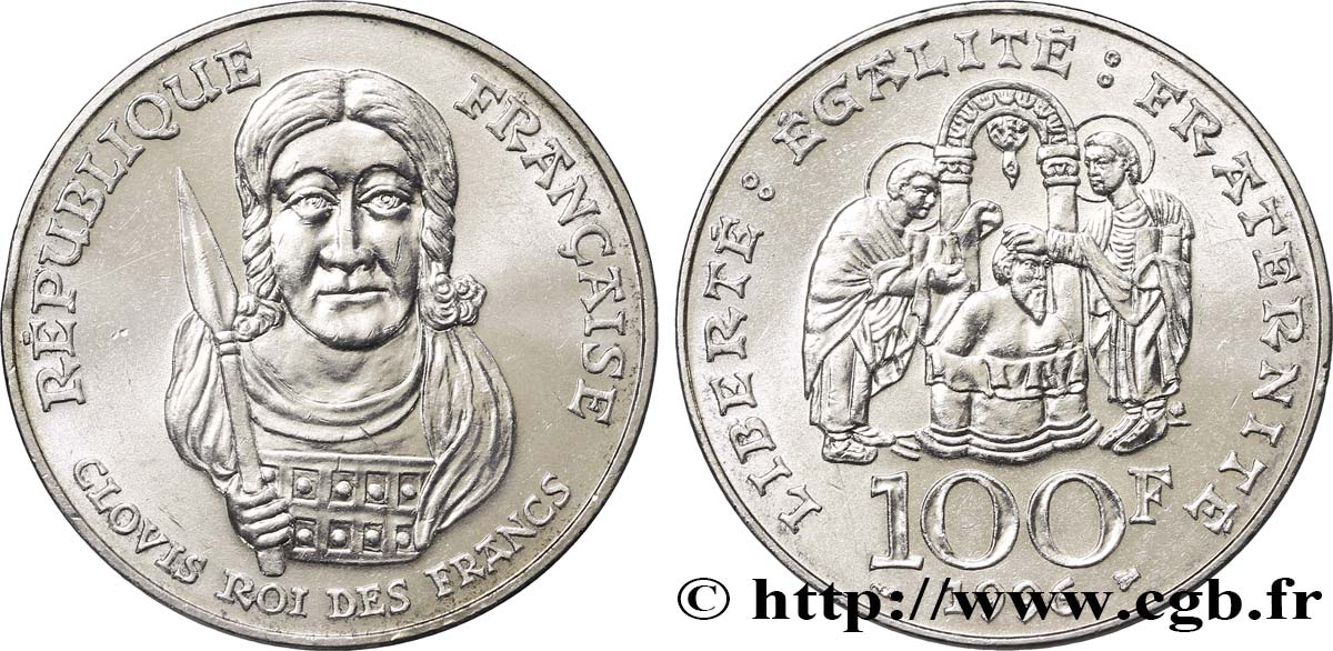 100 francs Clovis 1996  F.464/2 EBC60 