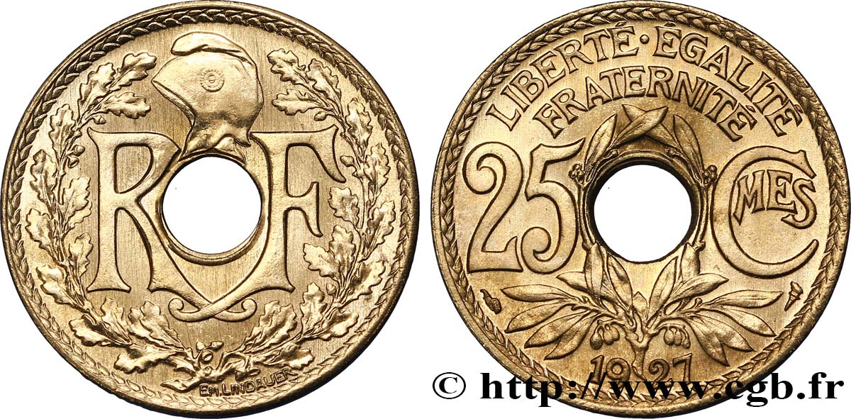 25 centimes Lindauer 1927  F.171/11 SPL64 